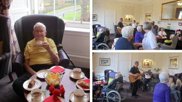 Valentine’s Day afternoon tea at Edinburgh care home
